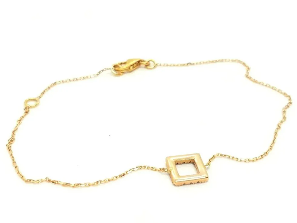 Bracelet Graphique Or rose Diamant