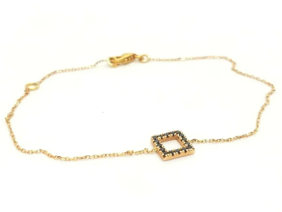 Bracelet Graphique Or rose Diamant
