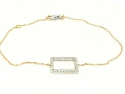 Bracelet Graphique Or rose Diamant