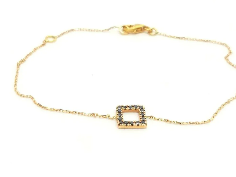 Bracelet Graphique Or rose Diamant