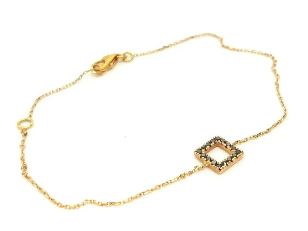 Bracelet Graphique Or rose Diamant
