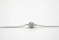 Bracelet Guérin or blanc et diamants