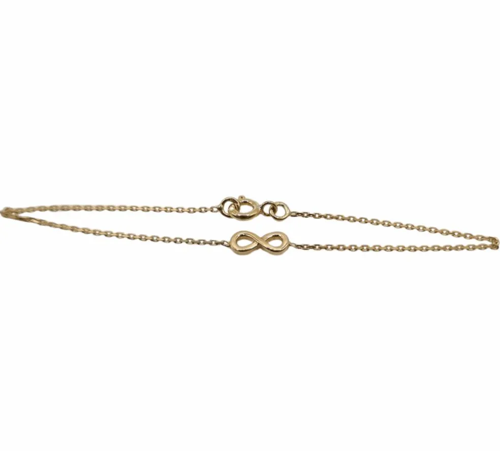 Bracelet "infini" or jaune