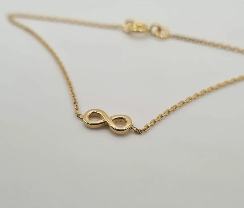 Bracelet "infini" or jaune
