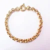Bracelet jaseron or jaune 18 carats