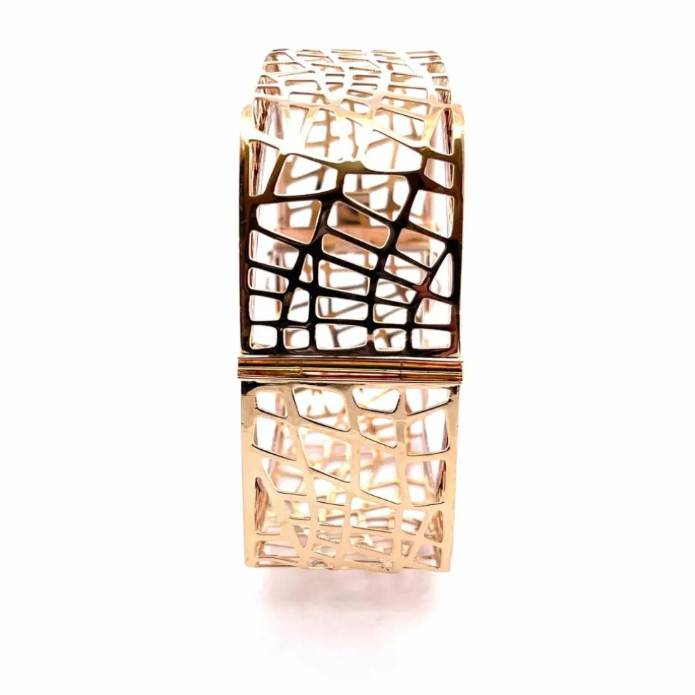 Bracelet jonc ajouré Or