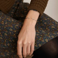 Bracelet jonc articulé ouvert