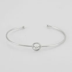 Bracelet jonc diamant