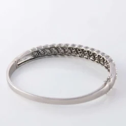 Bracelet Jonc Diamants ronds et baguettes