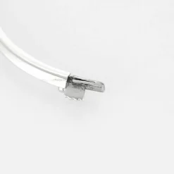 Bracelet jonc en or gris et diamants