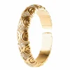 Bracelet jonc en or jaune et diamants
