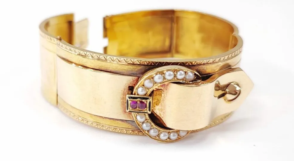 Bracelet jonc Napoléon III