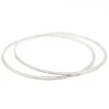 Bracelet Jonc Or blanc