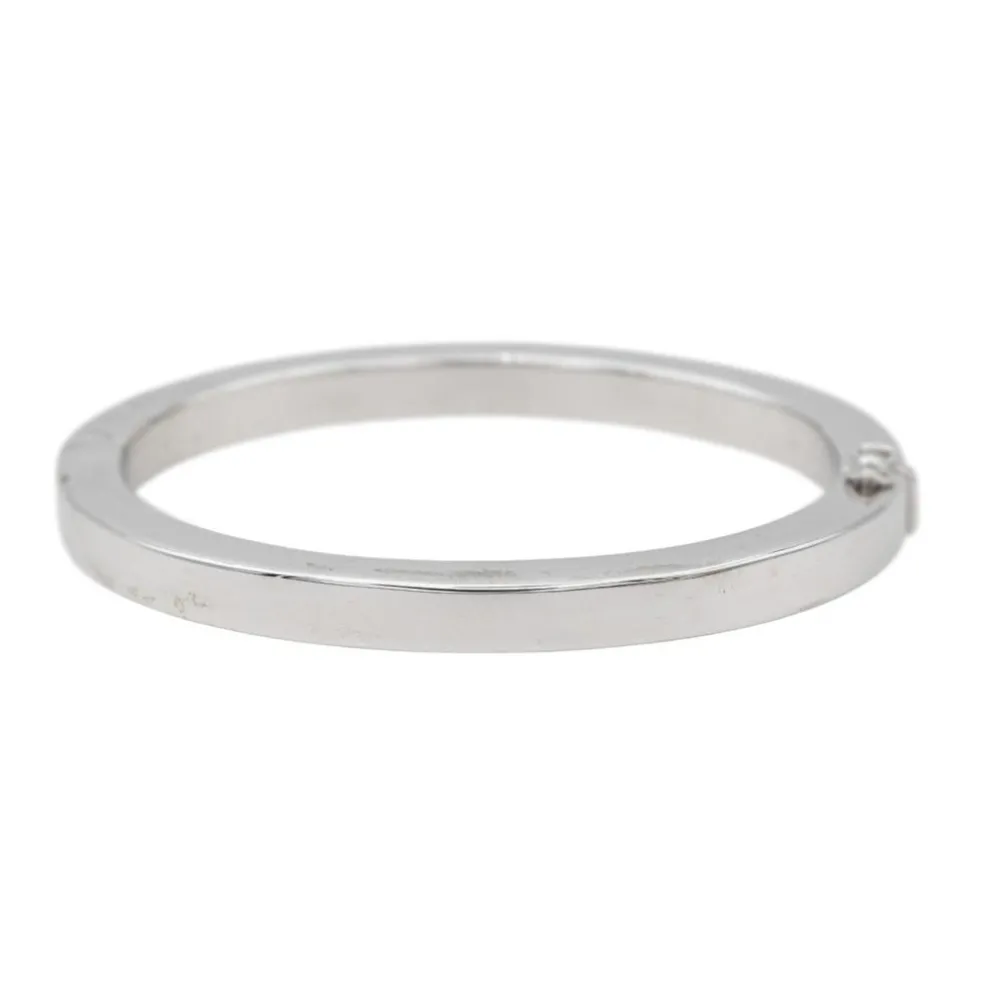 Bracelet Jonc Or blanc