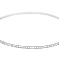 Bracelet Jonc Or blanc