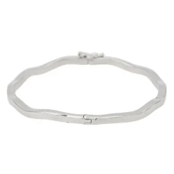 Bracelet Jonc Or blanc
