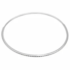 Bracelet Jonc Or blanc