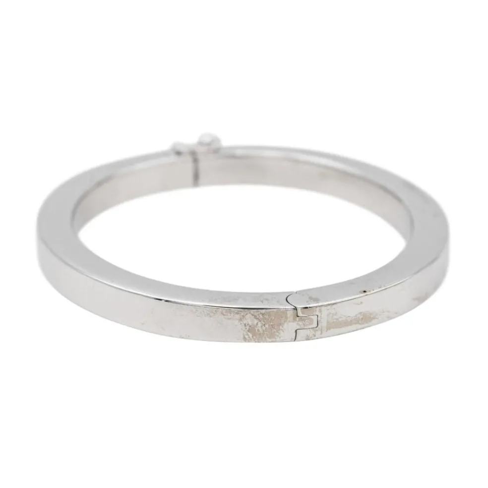 Bracelet Jonc Or blanc