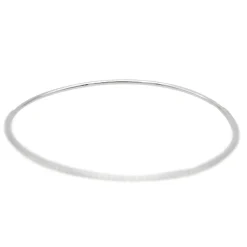 Bracelet Jonc Or blanc
