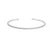 Bracelet Jonc or blanc diamants