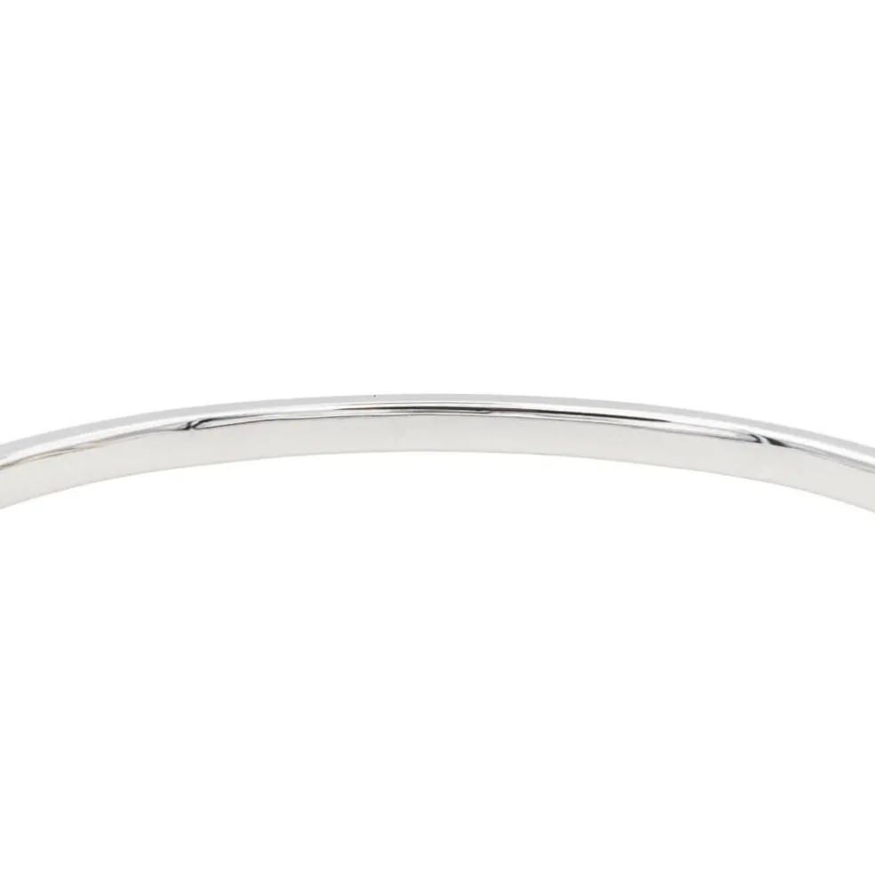 Bracelet Jonc Or blanc Rubis