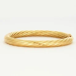 Bracelet jonc or jaune
