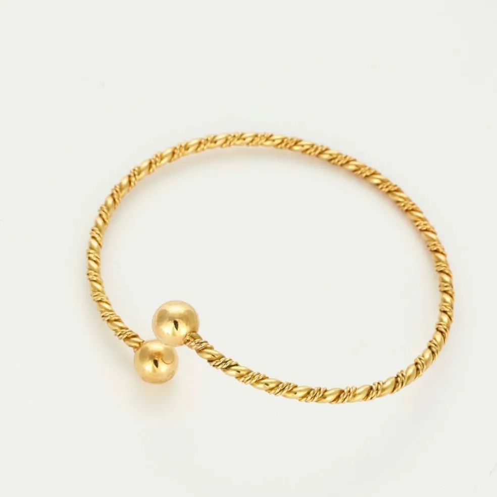 Bracelet jonc or jaune