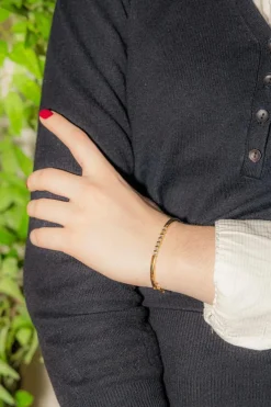Bracelet Jonc Or jaune Diamant