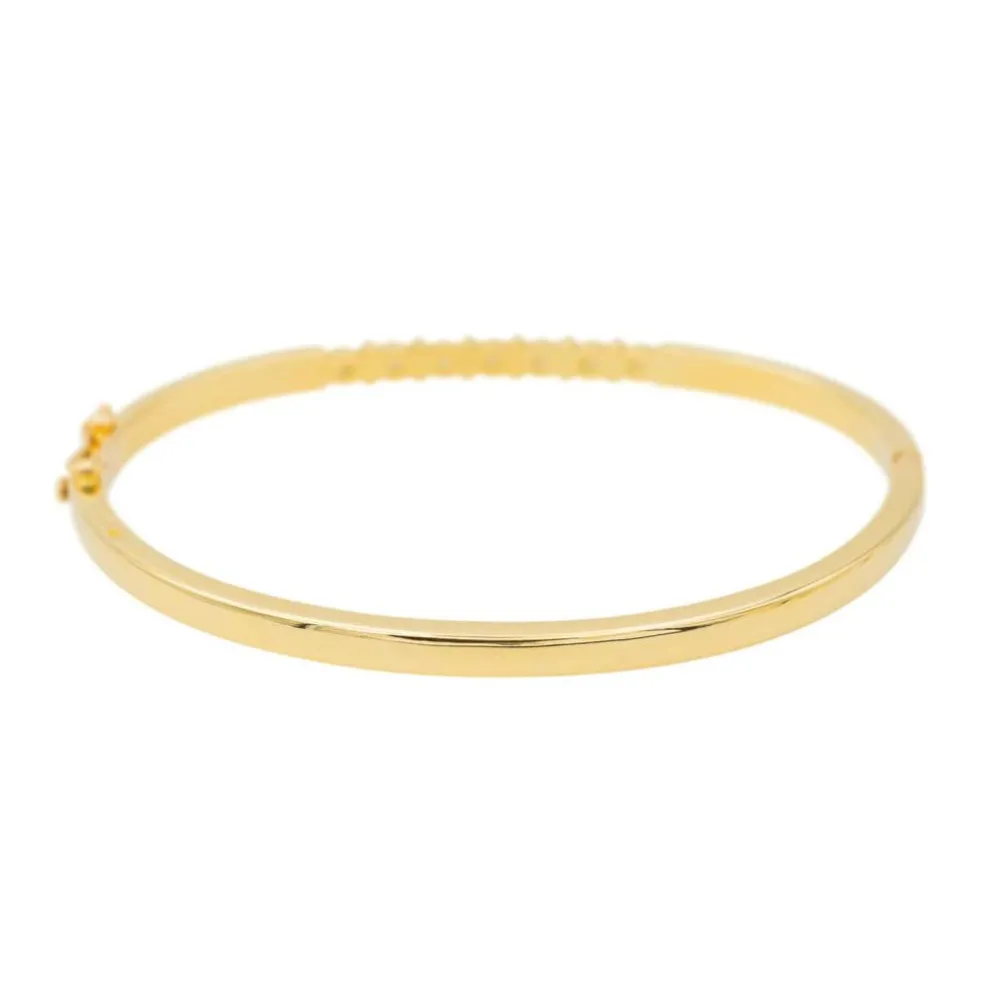 Bracelet Jonc Or jaune Diamant