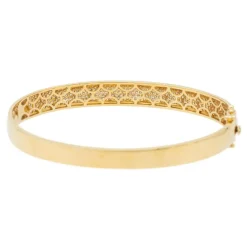 Bracelet Jonc Or jaune Diamant