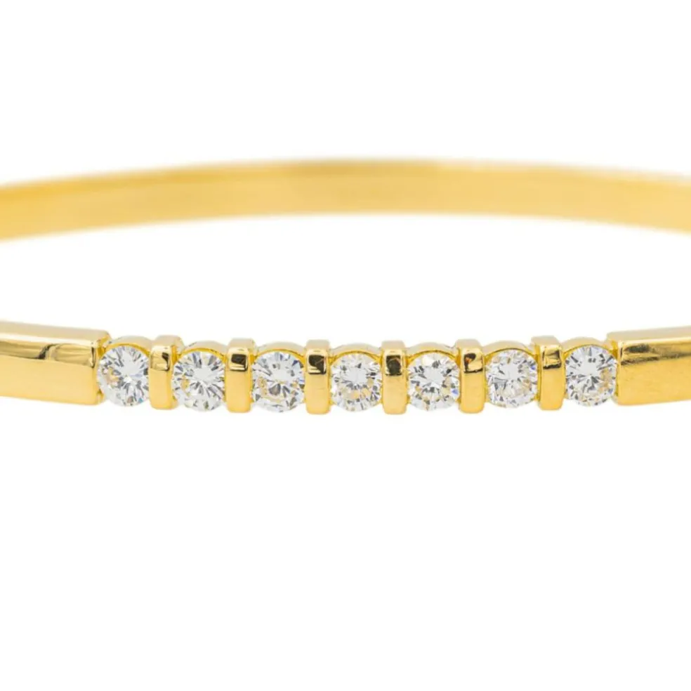 Bracelet Jonc Or jaune Diamant