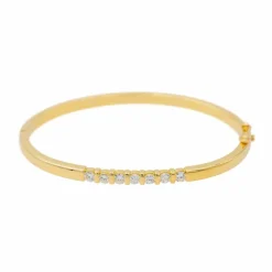 Bracelet Jonc Or jaune Diamant
