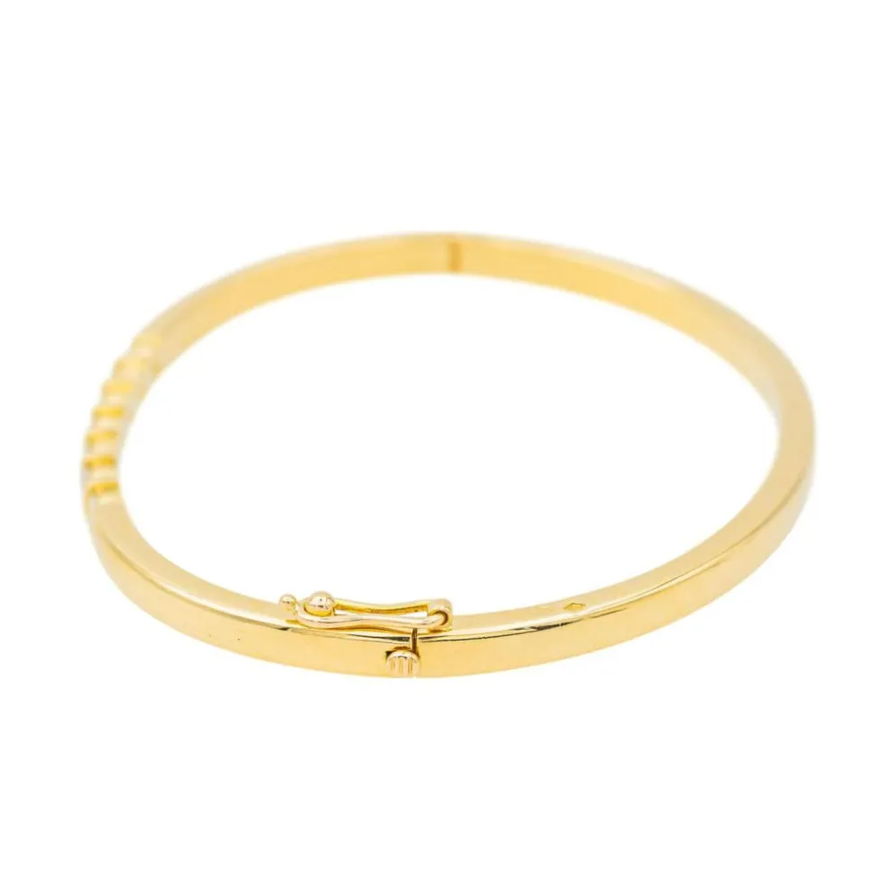 Bracelet Jonc Or jaune Diamant
