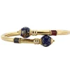 Bracelet Jonc Or jaune et Email