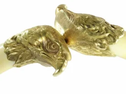 Bracelet Jonc, or jaune, ivoire