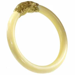 Bracelet Jonc, or jaune, ivoire
