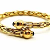 Bracelet Jonc Or jaune, Or blanc Saphir