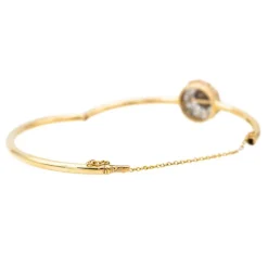 Bracelet Jonc Or jaune Perle