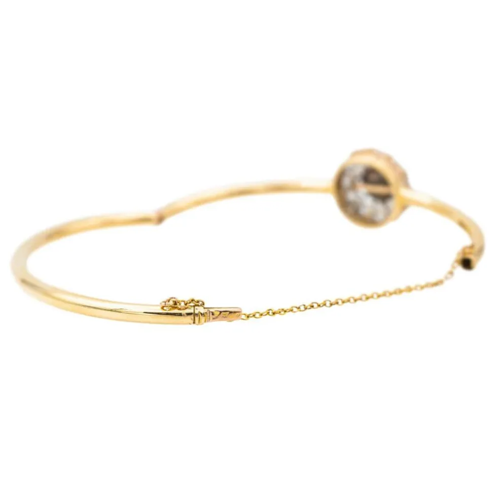 Bracelet Jonc Or jaune Perle