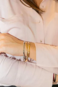 Bracelet Jonc Or rose