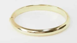 Bracelet jonc ouvrant en or jaune