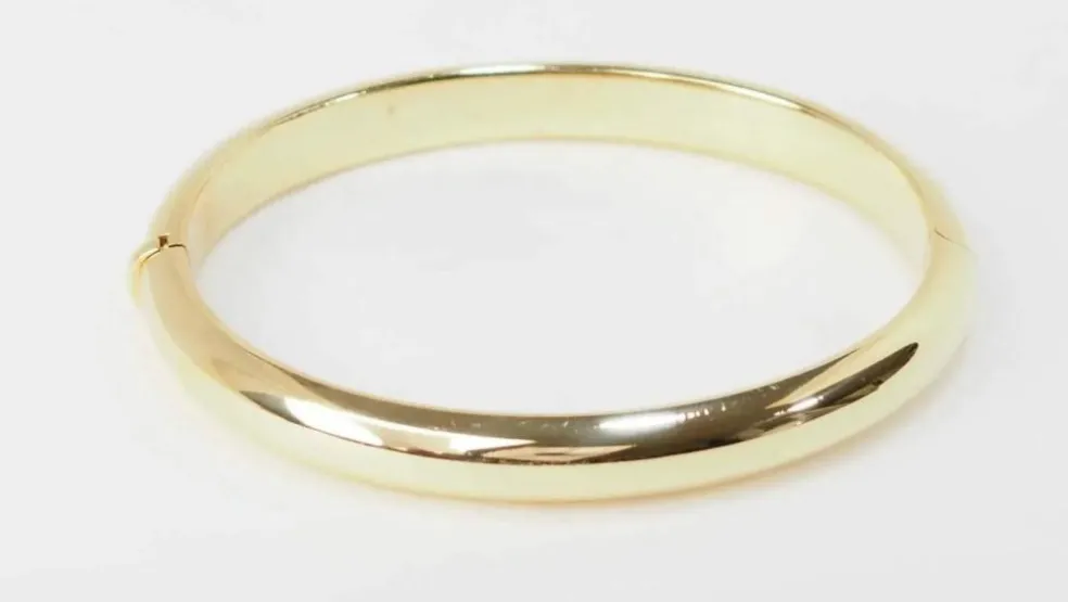 Bracelet jonc ouvrant en or jaune