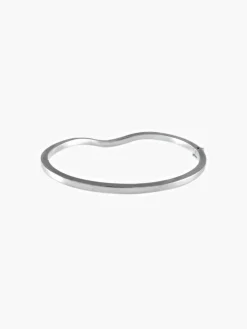 BRACELET JONC TORSADE OR BLANC ET DIAMANTS