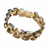 Bracelet jubilé en or jaune 14 carats