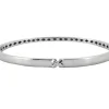 Bracelet "Lien" Or blanc