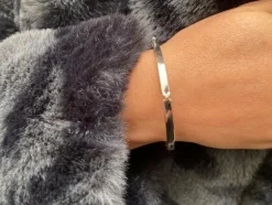 Bracelet "Lien" Or blanc