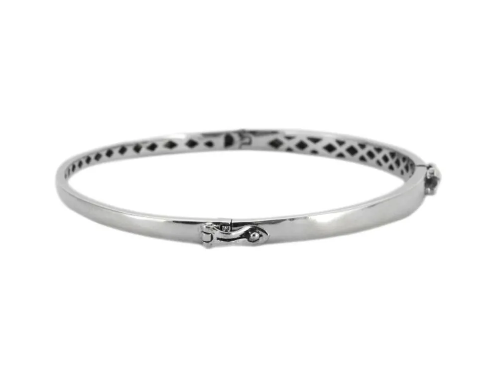 Bracelet "Lien" Or blanc
