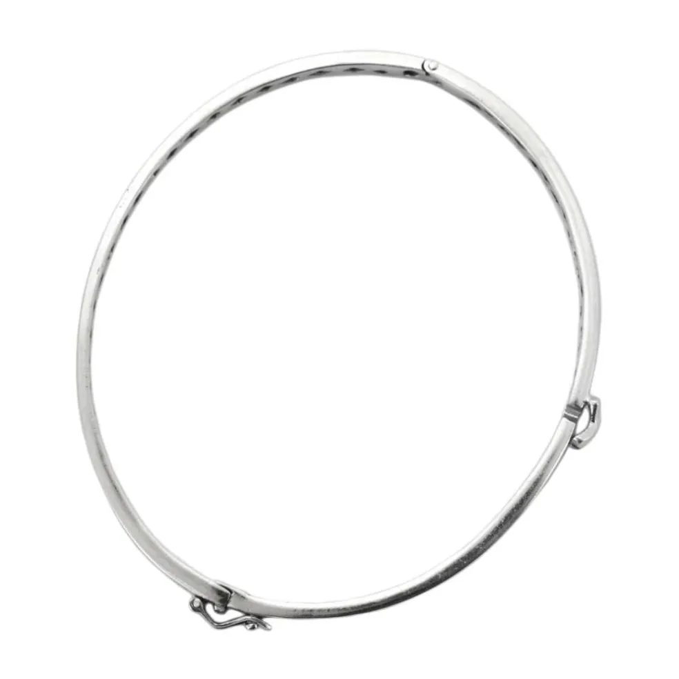 Bracelet "Lien" Or blanc