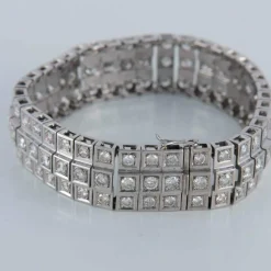 Bracelet ligne diamant
