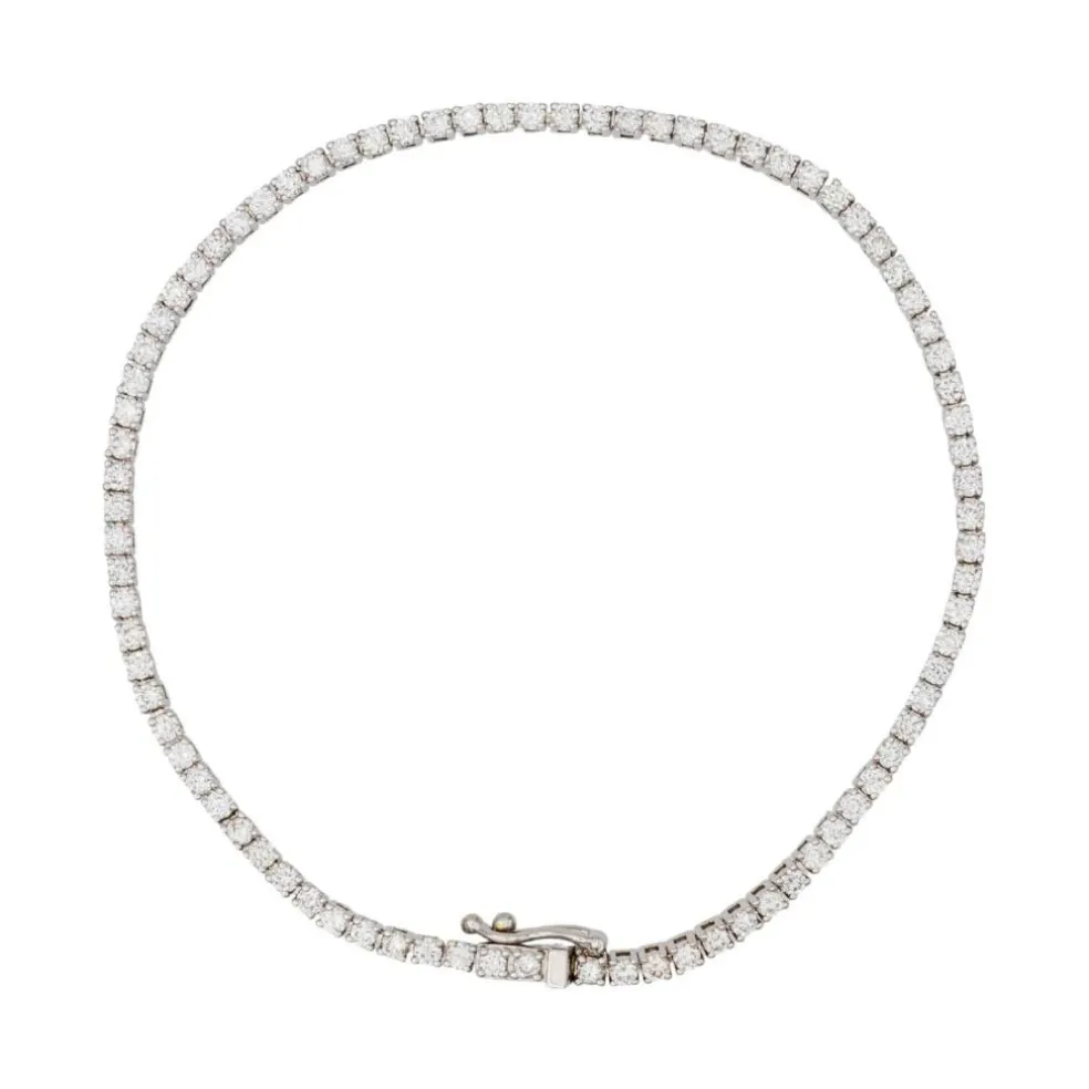 Bracelet Ligne Or blanc Diamant